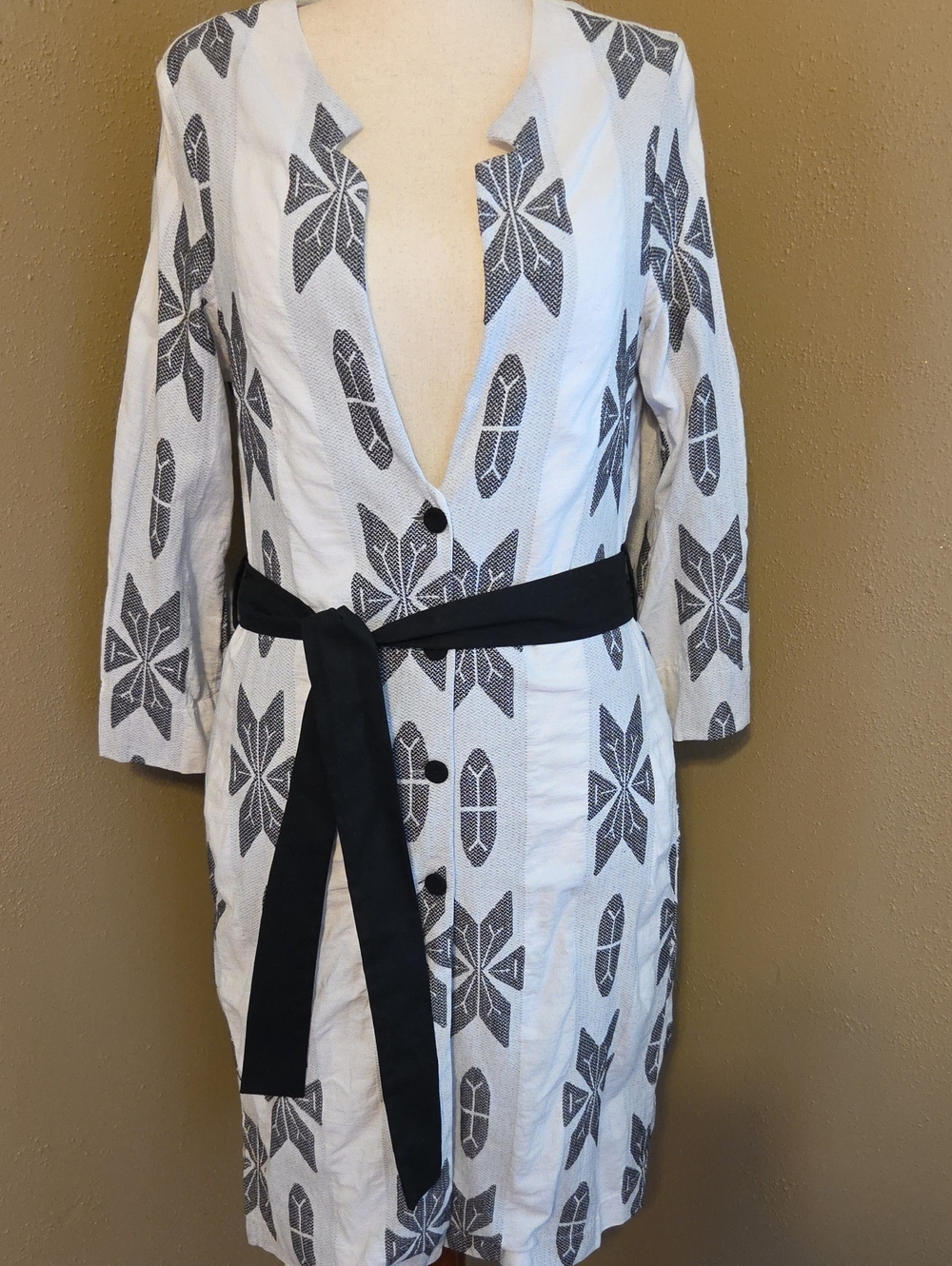 Lotus Eaters Dress/Duster In Black & White NWT Size S-M